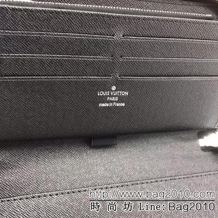 路易威登LV頂級原單 N63077海外原單DamierGraphite帆布男士錢夾 ZY1035